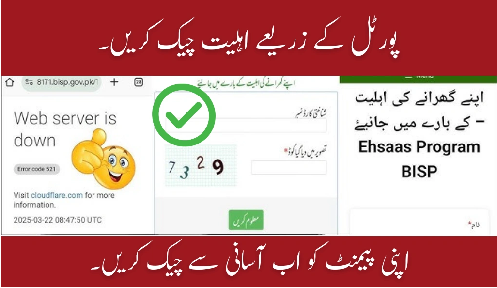 8171 Web Portal 2025 – How to Check BISP Rs.13,500 Payment Online